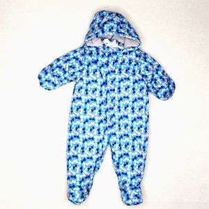 Ergee Infant Snow Suit Full Zip Front Flannel Lining Hooded